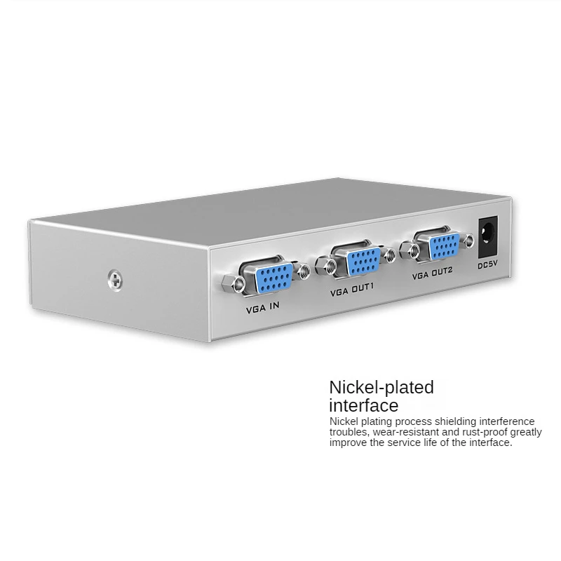 Разветвитель VGA с 2 портами 165 (МГц) HD x квм-переключатель усилитель монитора