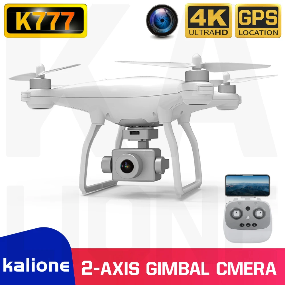 K777 Дрон 4K GPS WiFi HD камера Анти встряхивание Gimbal Профессиональный Радиоуправляемый
