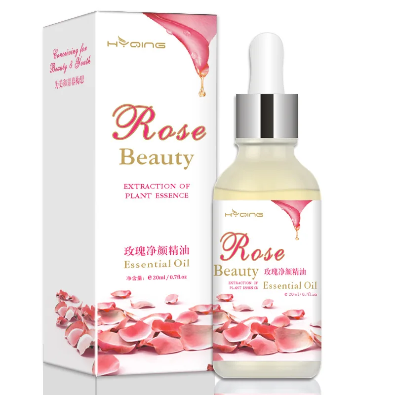 

20ML Rose Cleansing Essential Oil Naturally Fades Melanin Nourishes Freckles Brightens Skin Tone Skin Care Product