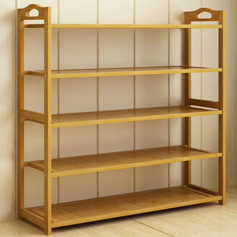 

Multifunctional Bamboo Shoe Rack Simple Shoe Shelf Home Dormitory Fashion Dustproof Shoe Cabinet Shoes Racks Home Furniture
