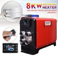 12v24v 8kw 4 hole parking heater integrated all in one car diesel fuel air heater for truck bus motorhome