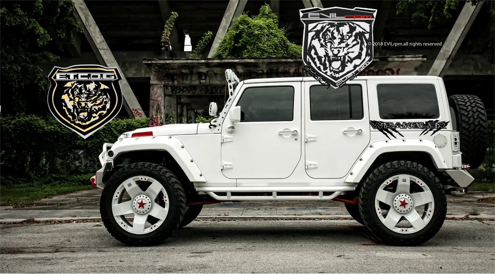 Для боковой виниловой наклейки набор графических наклеек для Jeep Wrangler Rubicon Спорт без ограничений