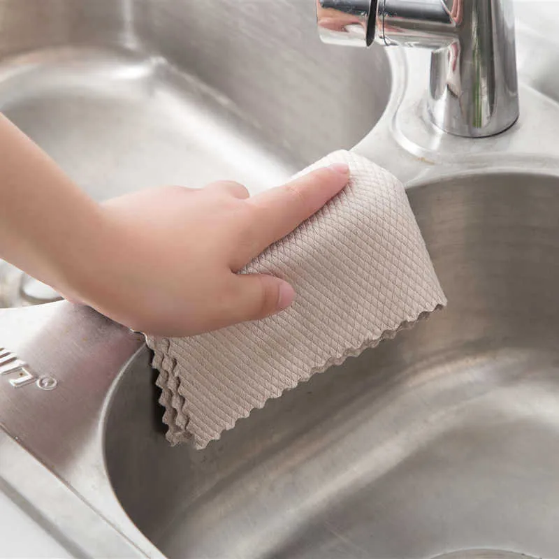 

3Pcs/Set Glass-cloth Wipes No Trace Absorbable Soft Microfiber No Lint Window Car Rag Cleaning Dish Towels Kitchen Cleaning Clot