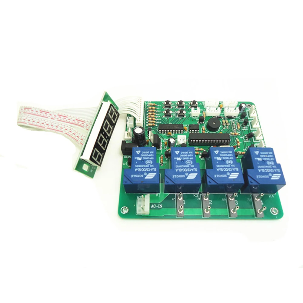 

Road 4 pay time control panel timing board can control equipment 1 to 4