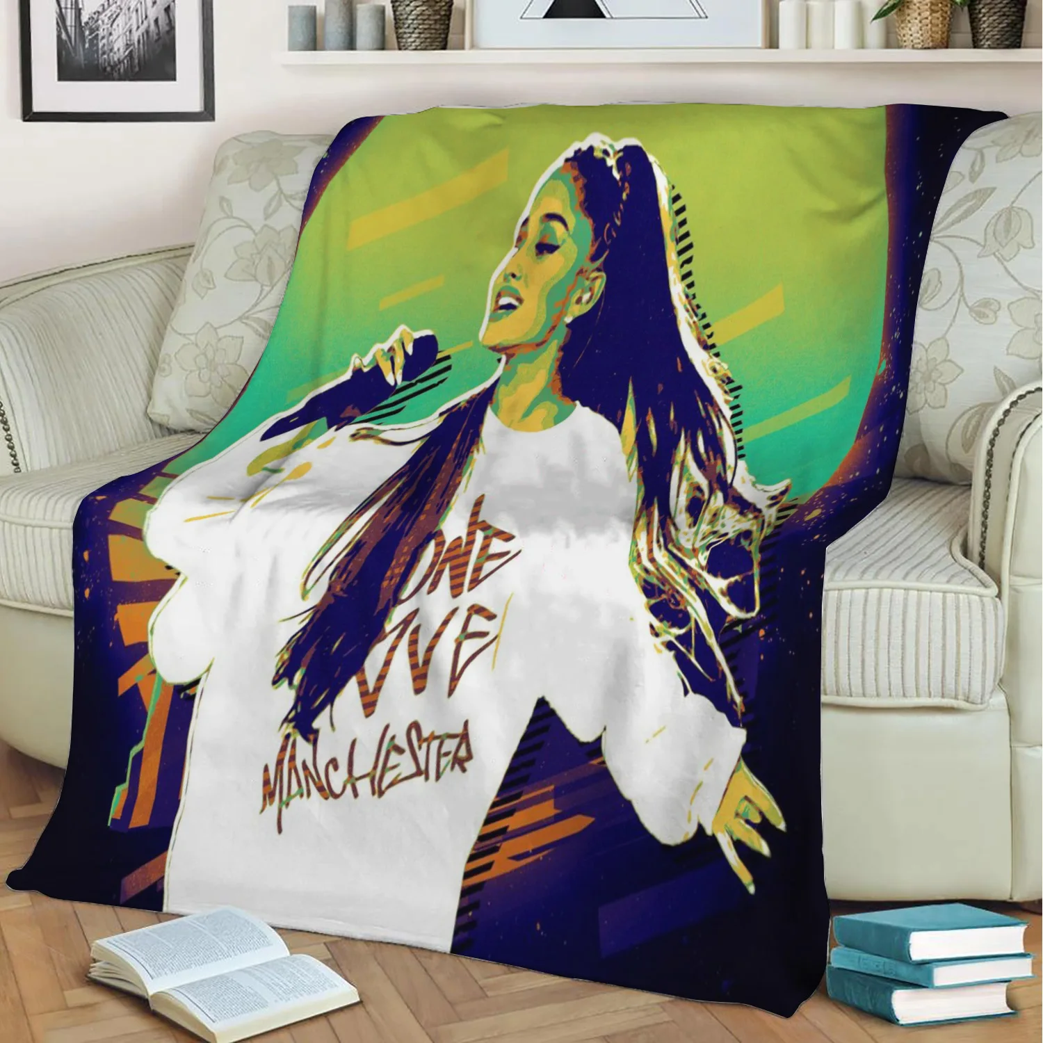 

3D Print Plush Blanket Throw On Sofa Home Decor Soft Warmth Washable Nap Blanket Dropshipping