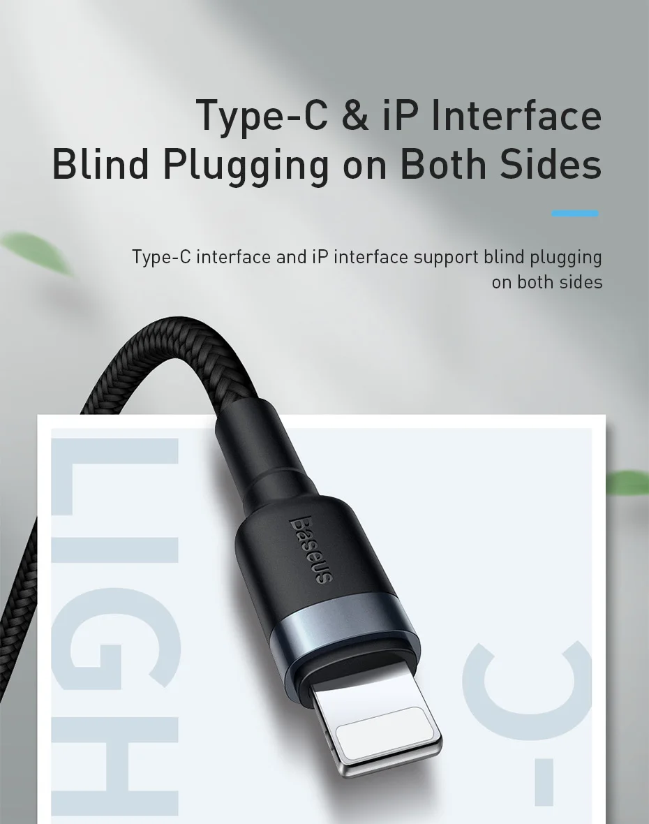 Baseus для usb c к lightning зарядный кабель для iPhone xs max xr 8 7 6s plus 5 11 apple ipad pro быстрое зарядное устройство pd кабель