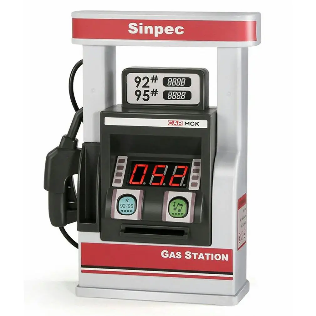 1 Set of Gas Service Station Kids Showroom Playset Simulate Life Scenes Toys