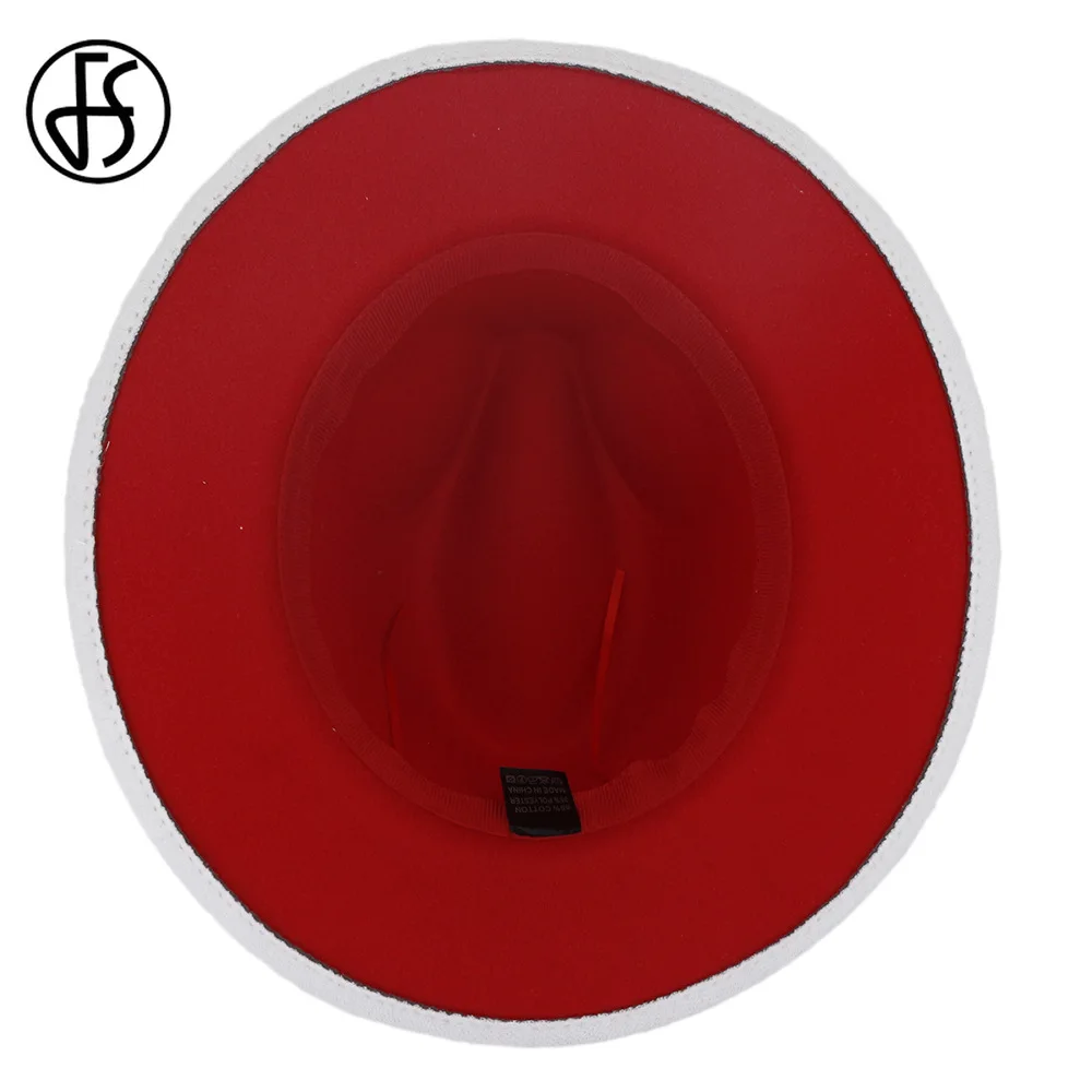 Женская фетровая шляпа FS в стиле пэчворк из фетра и с широкими полями для лета