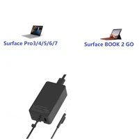 65w 44w 36w 12v 15v 2 58a 4a tablet pc charger 1706 for microsoft surface pro3 4 5 6 71724 book 1705 with 5v 2a usb port