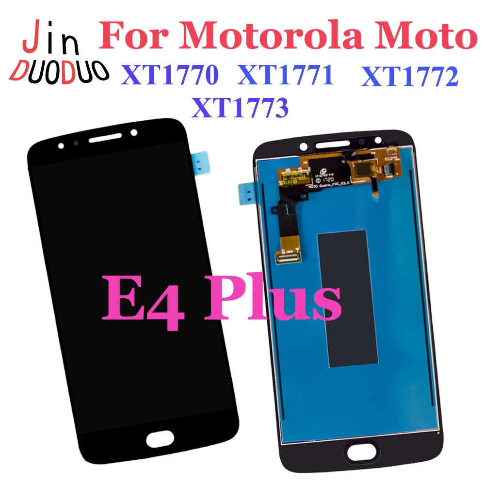 5 ''Новый ЖК дисплей для Motorola Moto E4 Plus XT1775 XT1776 версия США с сенсорным экраном в