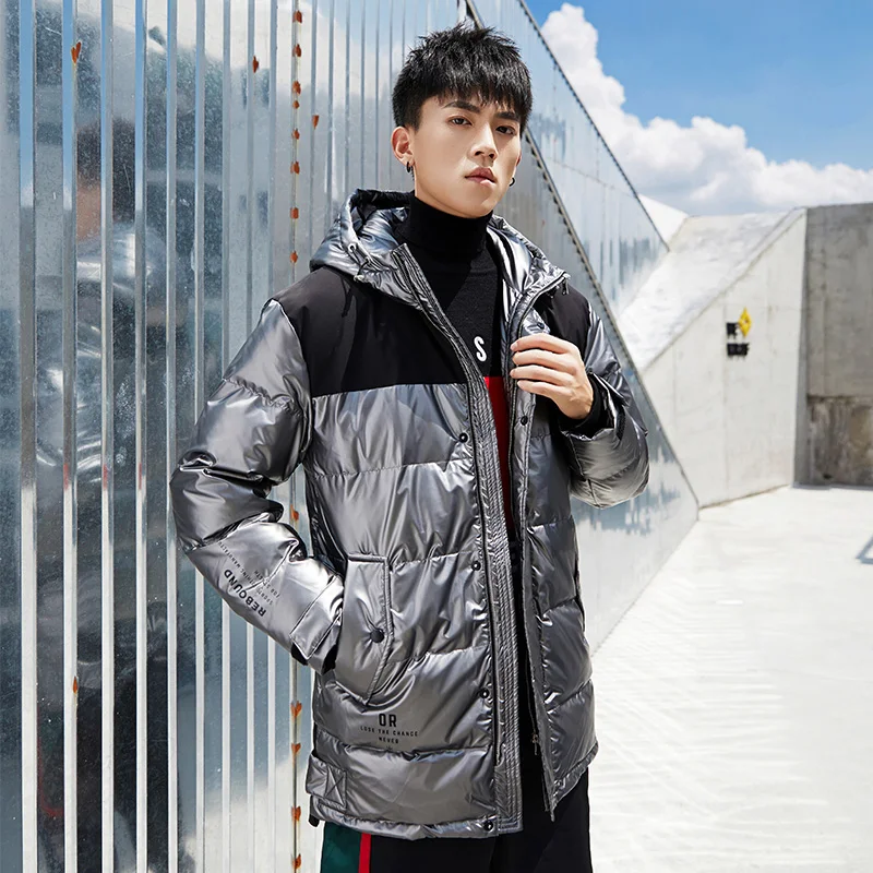 

Men's All-Season Ultra Lightweight Packable Down Jacket Casual Autumn Stand Collar Puffer Male Long Sleeve Warm Coat Parka