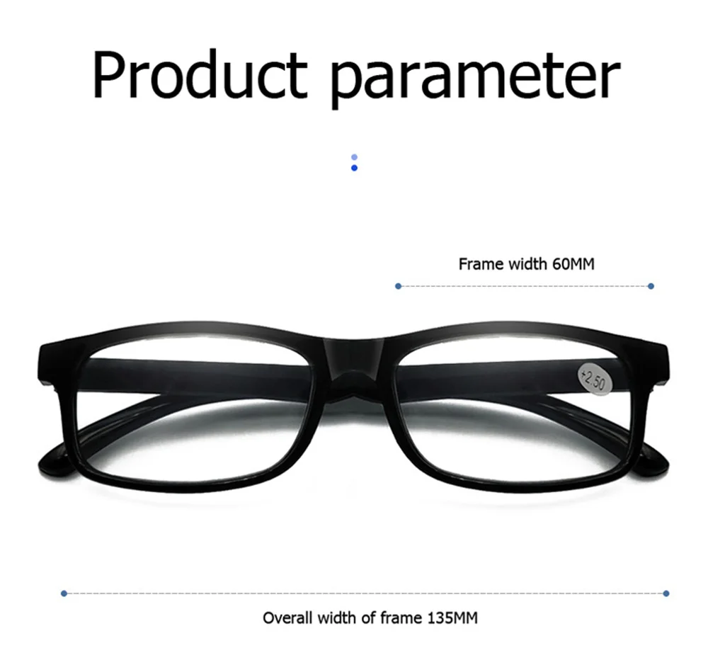 Очки Zilead TR90 для чтения мужчин и женщин модные небьющиеся квадратной формы при