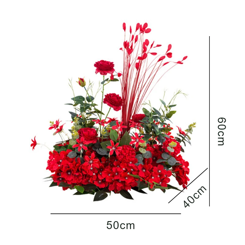 

6 Styles Artificial Guide Flower Ball Wedding Scene Layout Stage Reception Row Arch Arrangement Decoration
