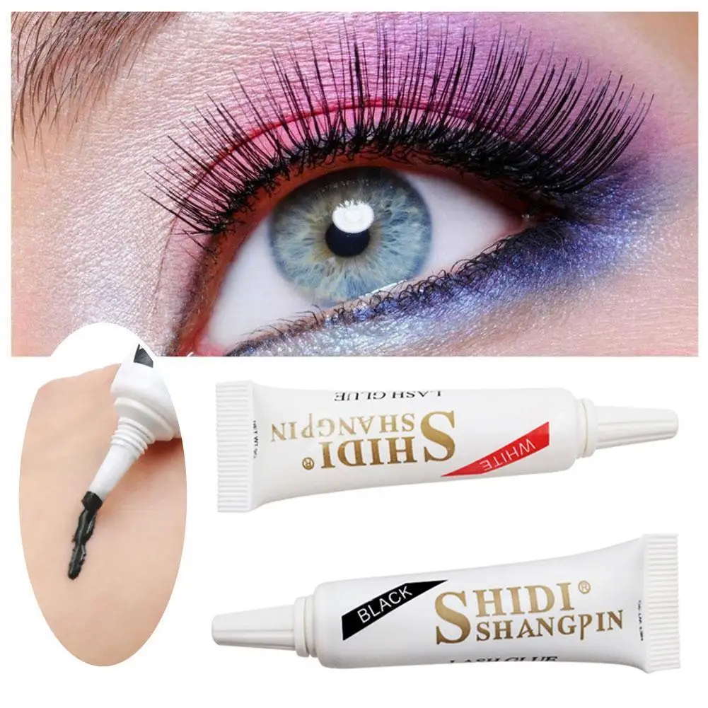 

9ml Eyelash glue Hypoallergenic double eyelid transparent glue glue black / W2L4