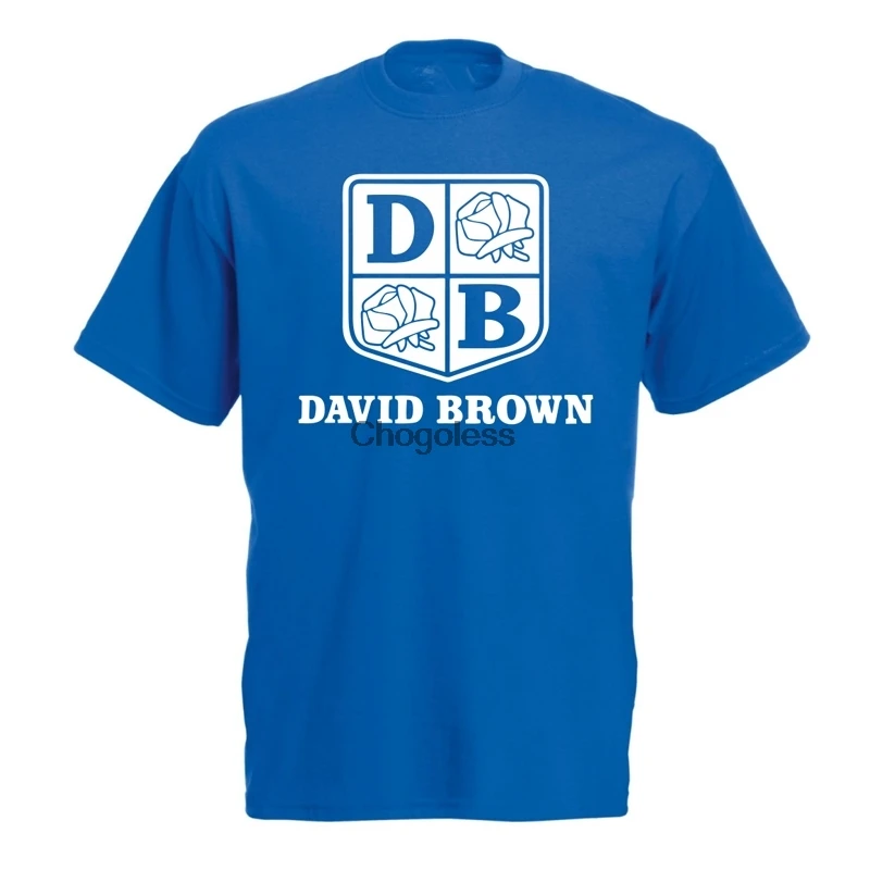 Новая мужская Модная хлопковая футболка David Brown с принтом тягача - купить по