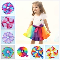 summer tutu skirt baby girl skirts 0 8t princess mini pettiskirt party rainbow tulle skirts girls children unicorn clothing gift