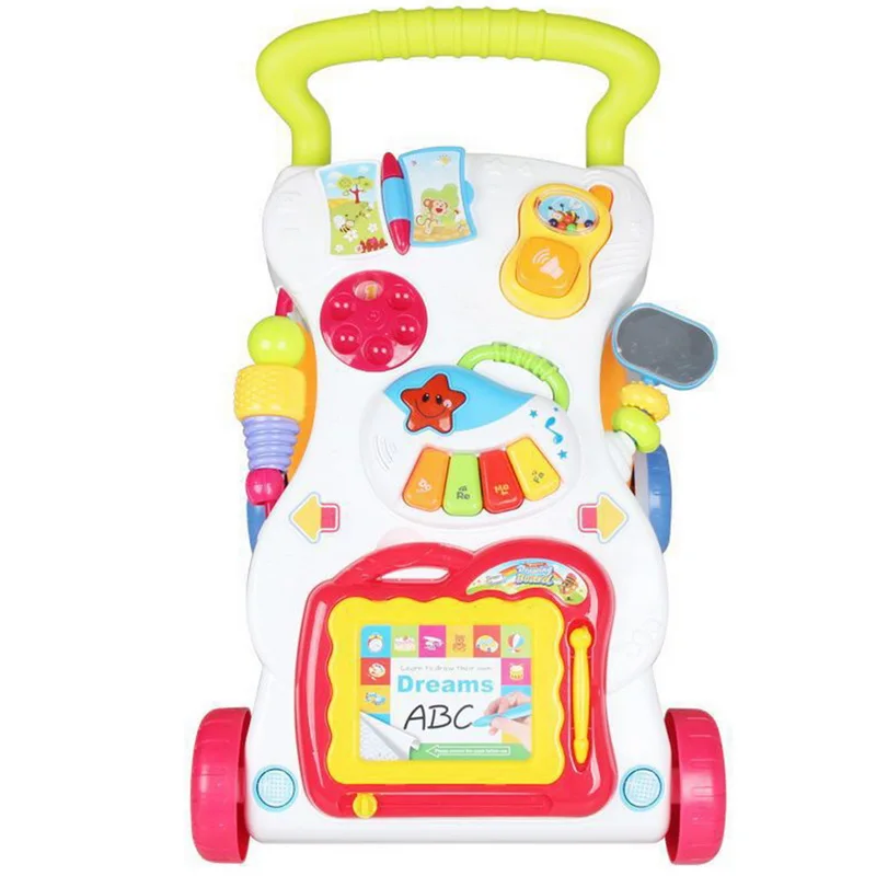 CYSINCOS детская коляска музыкальные ходунки игрушка Анти-опрокидывание обучающая