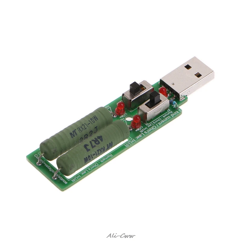 

Resistor USB dc Electronic Load With Adjustable Switch 3 5V1A Current/2A/3A Battery Capacity Discharge Voltage Tester Resistance