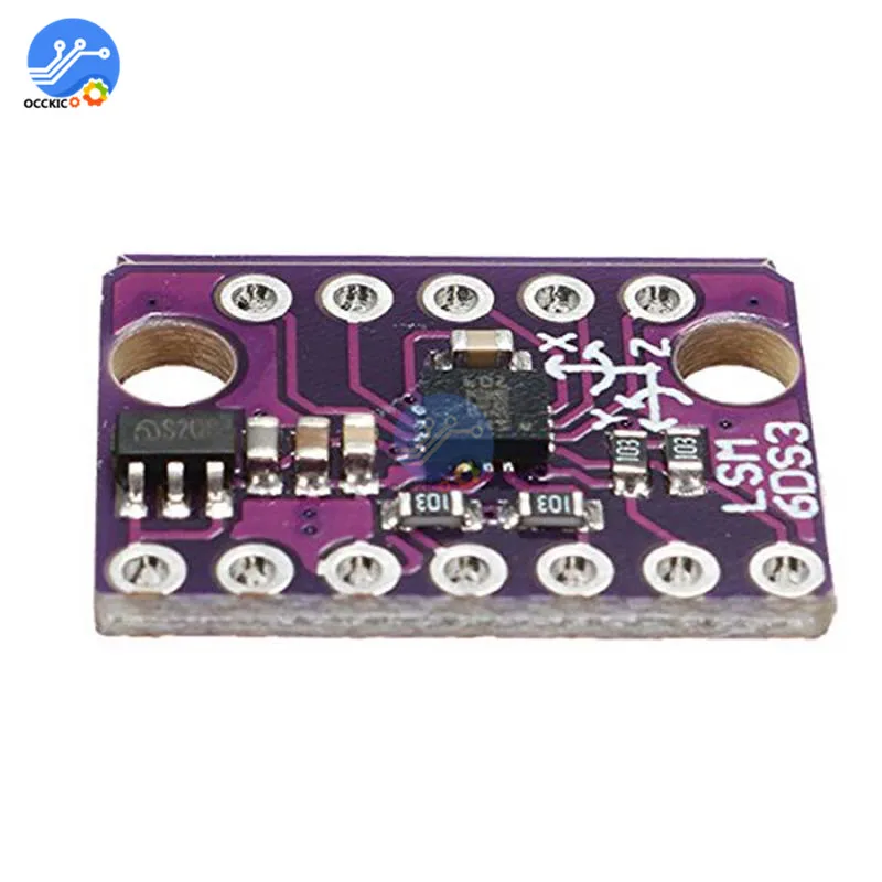 GY-LSM6DS3 LSM6DS3 гироскоп датчики наклона ракурса модуль акселерометр I2C IIC/SPI интерфейс