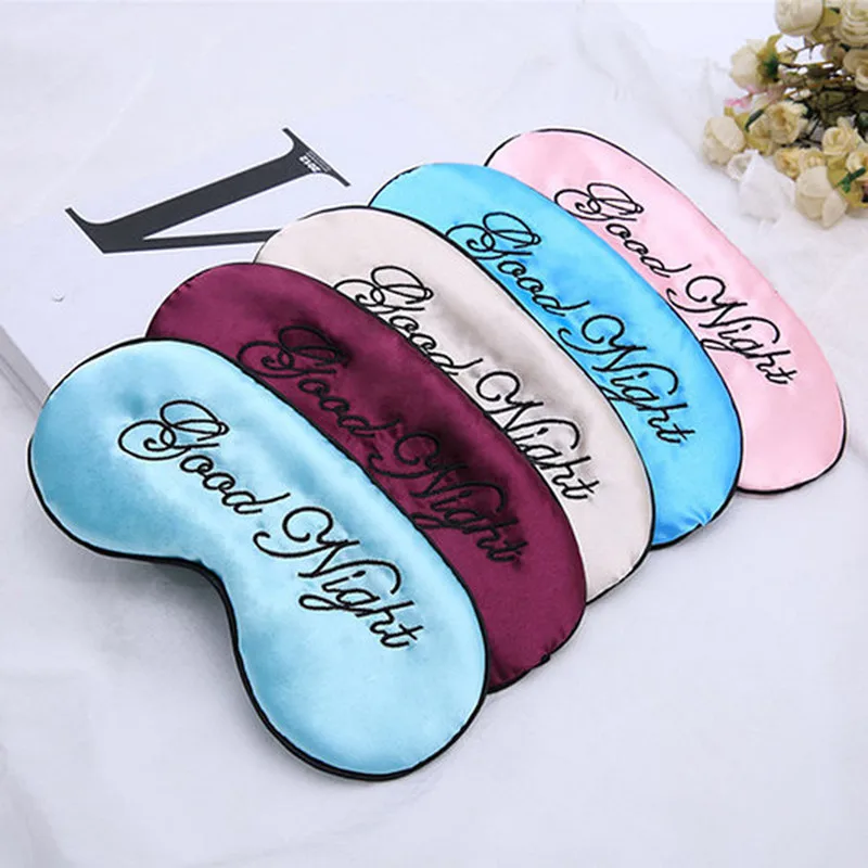 Маска для сна из натурального шелка мягкая портативная повязка на глаза мужчин и