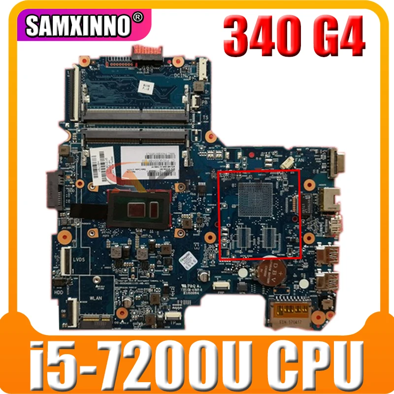 

For HP 348 340 g4 Laptop Motherboard With i5-7200U 913106-601 913106-001 MB 100% Tested Fast Ship