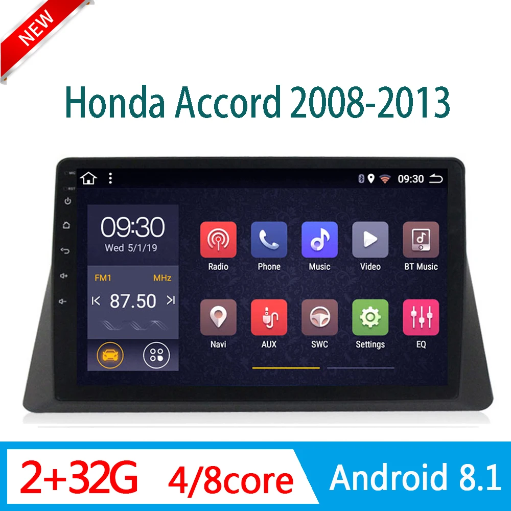Автомагнитола RAM2G для honda accord 2008 2013 мультимедийная система Авторадио GPS навигатор