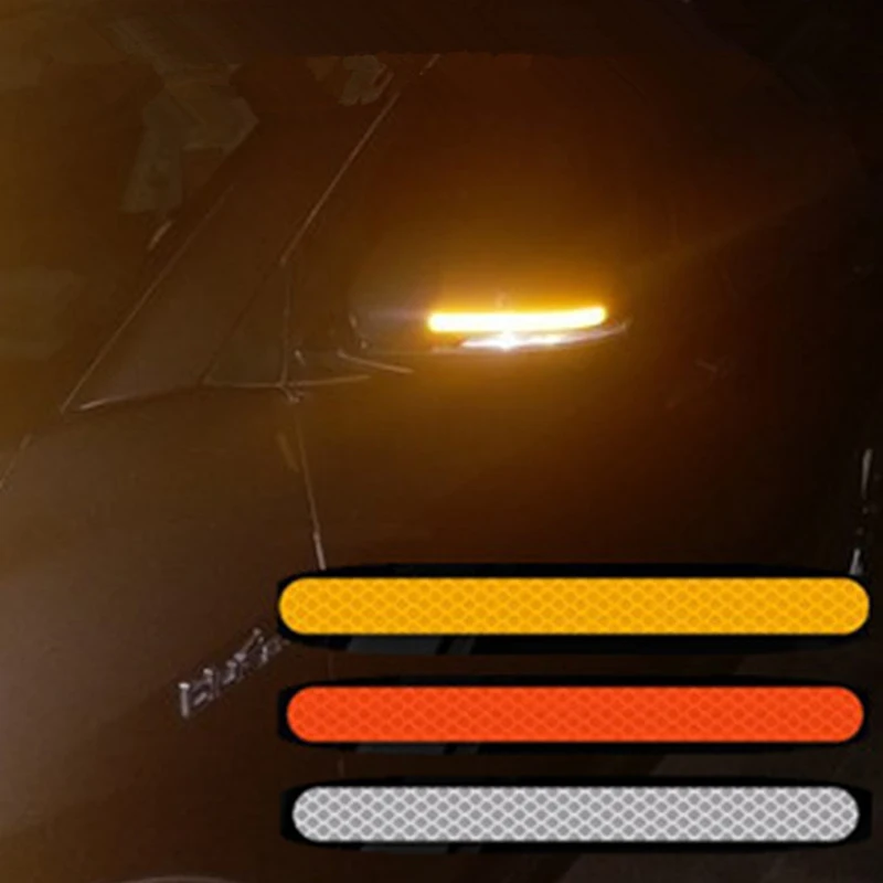 

Car Stickers Rearview Mirror Reflective Strip Anti-collision Warning Stickers