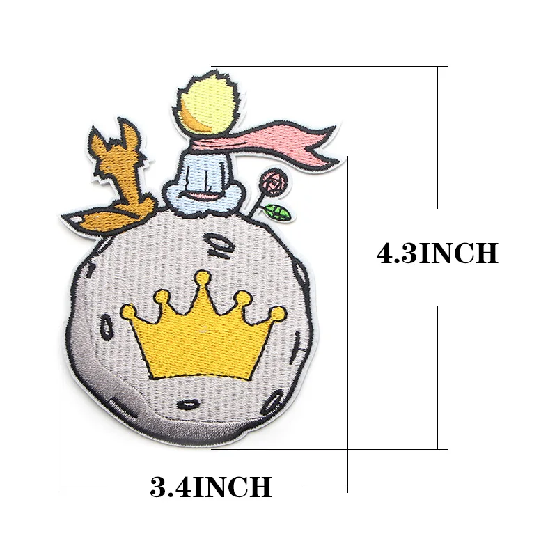 Вышитые Мультяшные нашивки Little prince термоклейкие Швейные значки для Джерси шляпы