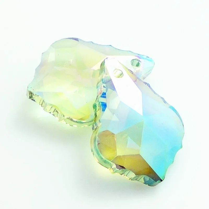 

15x22mm new color crystal elements baroque pendant glass loose Beads DIY wholesale