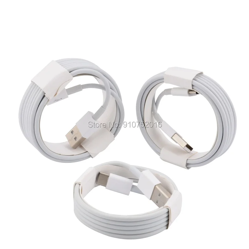 Кабель USB Type C для Samsung S10 S9 A51 Huawei Redmi Note 8 9 Pro 100 шт. кабели быстрой зарядки и