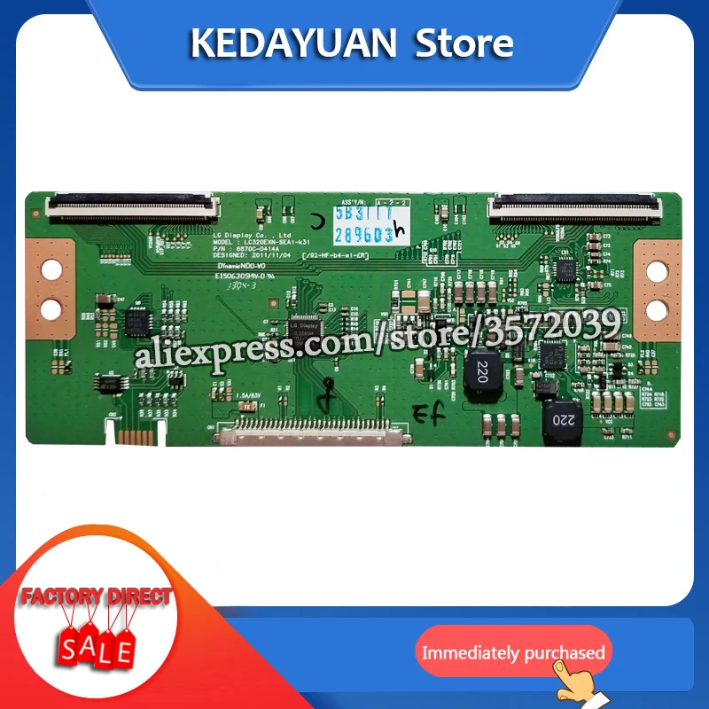 Бесплатная доставка оригинальный 100% тест для LG 6870C 0414A 0370A LC320EXN SEA1 K31 логическая