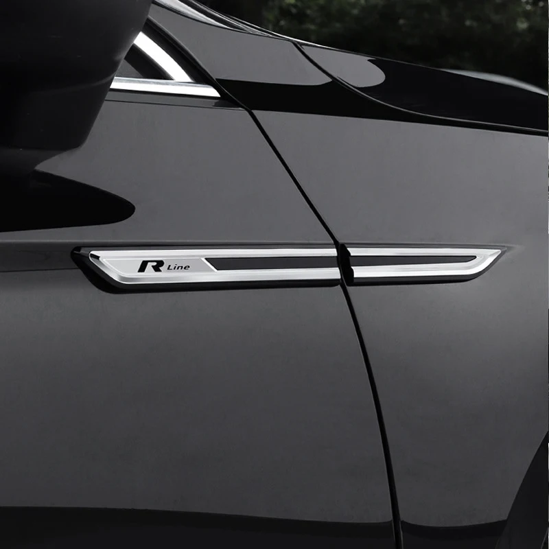 Для Passat B8 хромированная Автомобильная боковая наклейка для украшения