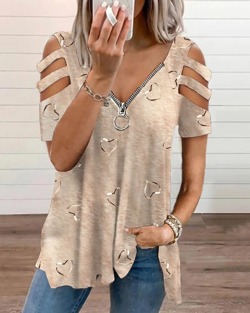 

Large size Top Sexy Off Shoulder Women Tshirt Summer 3D Print Casual Loose Short Sleeve O-neck Pullovers Tops Fashion Street Tee