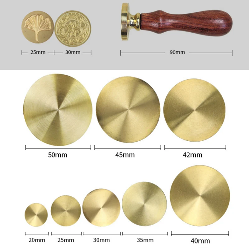 Набор восковых печатей с индивидуальная Настройка логотипа узор ретро старинный