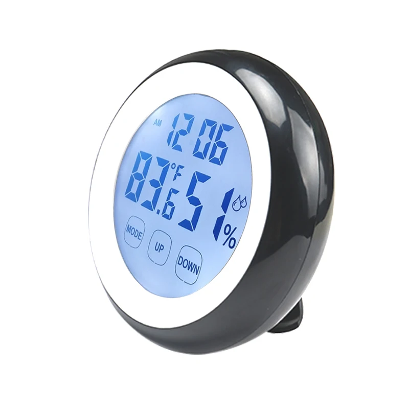 Цифровой ЖК дисплей Крытый термометр гигрометр круглый беспроводной