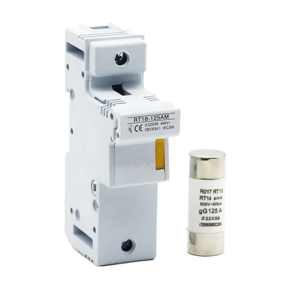 AC 500V 22x58mm Быстрый выдувный керамический трубный предохранитель 63A 80A 100A 125A с