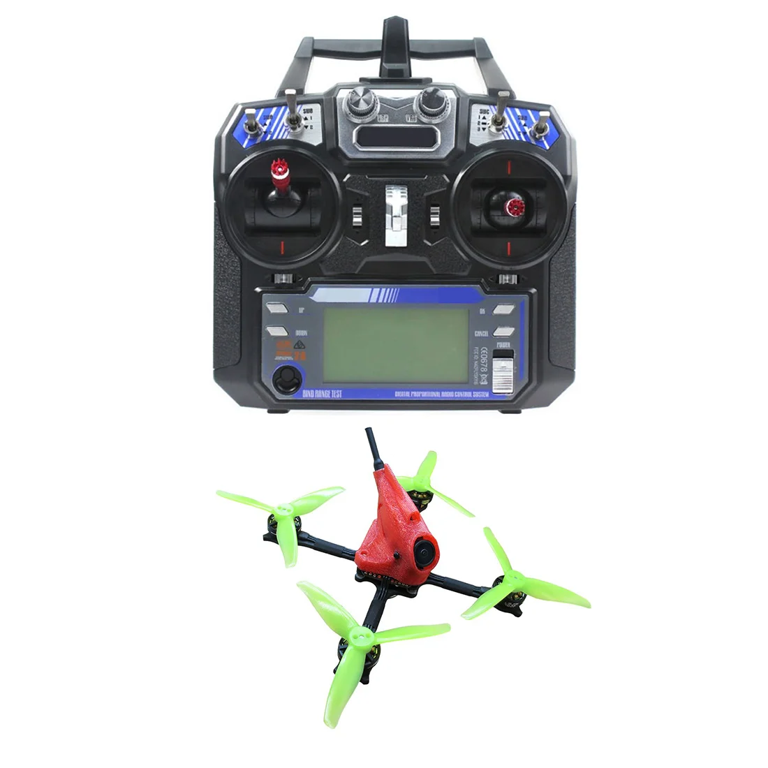 Гоночный Дрон NameLessRC PowerStick 3-4S FPV квадрокоптер RTF с флуоресцентным освещением