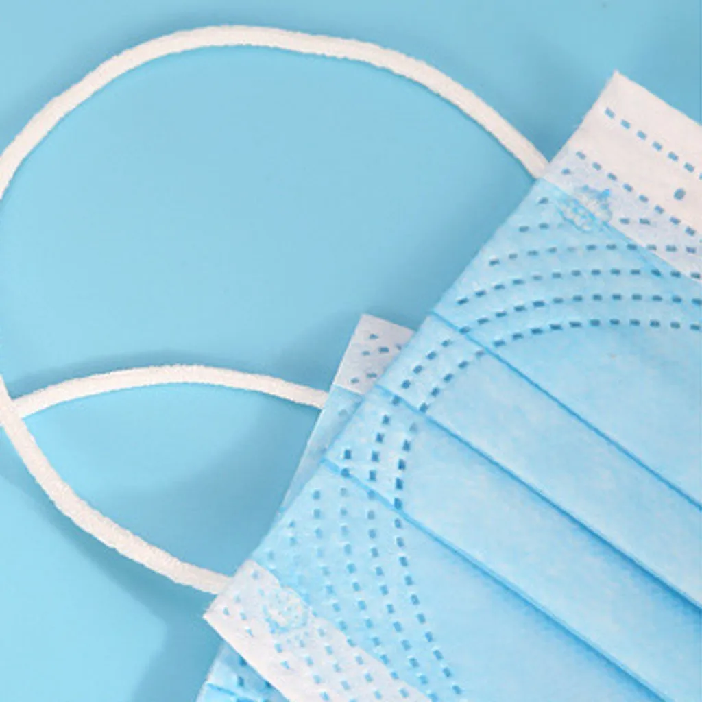 

50/100Pc Mask Masque Disposable Nonwove 3 Layer Ply Filter Mask mouth Face mask filter safe Breathable Protective masks In Stock