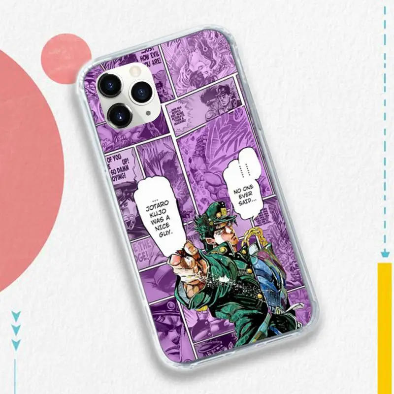 

Jojo's Bizarre Adventure Heaven Jojo luxury Phone Case coque for iPhone 11 12 pro XS MAX 8 7 6 6S Plus X 5S SE 2020 XR