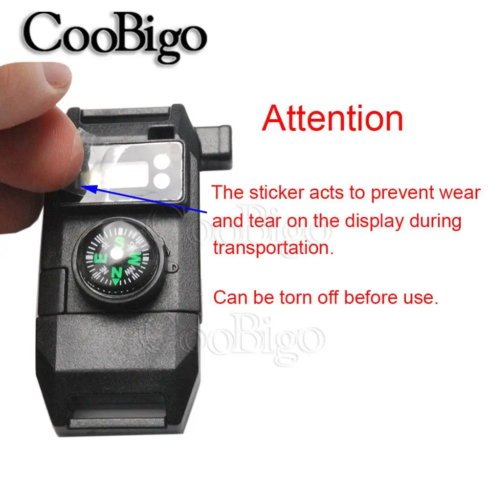 10pcs Time Display Compass Whistle 5/8" Buckle Parachute 550 Cord Paracord Bracelet Outdoor Camping Survival Kits | Дом и сад