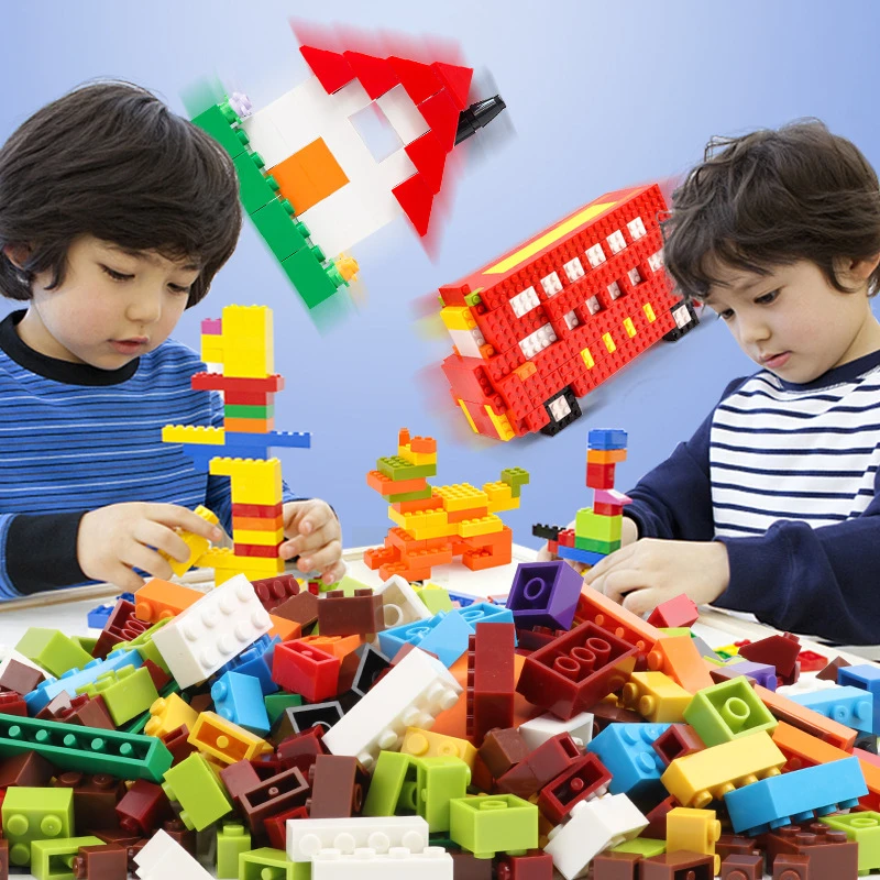 Набор строительных блоков 250 шт., совместим с классическими кирпичами «сделай сам», креативные Развивающие игрушки для родителей и детей, де... от AliExpress WW