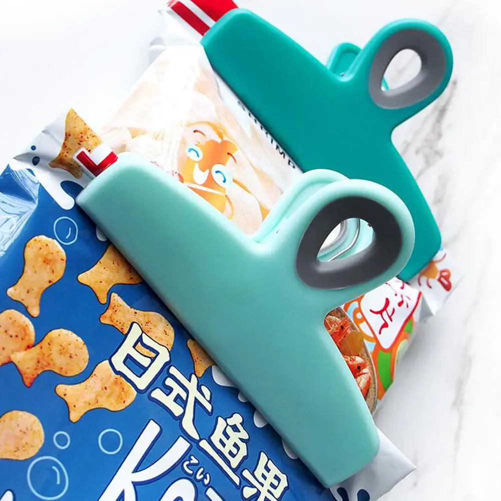 Запайки для хранения еды зажимы упаковки зажим пищевых продуктов канцелярских