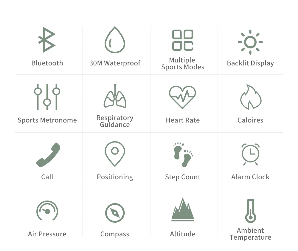 

GPS Compass Smart Watch Smartwatch Men Women 2020 Barometer Altitude Full Touch Fitness Outdoor Watch Smart Watches IP67 30Days