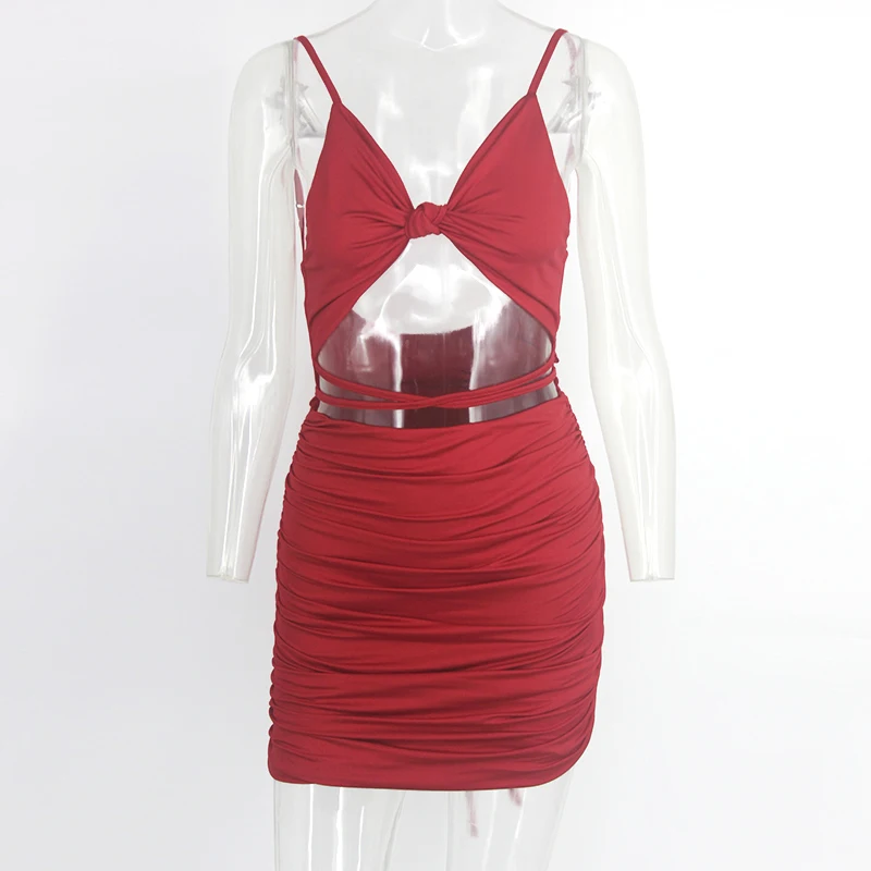 Женское боди с открытой спиной Fuedage летние сексуальные платья высокой талией