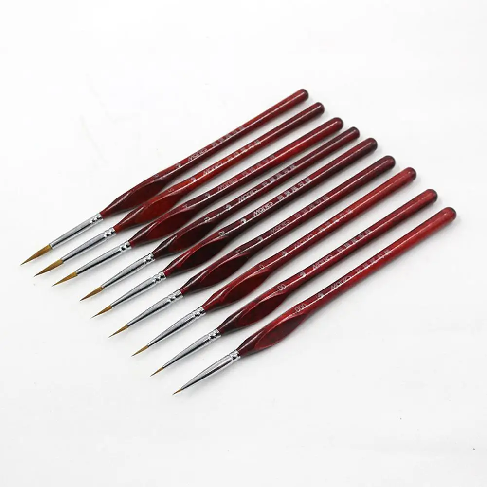 

Line Fine Professional Sable Hair Paint Brush Miniature Art Brushes for Drawing Gouache Oil Painting Brush Art Supplies
