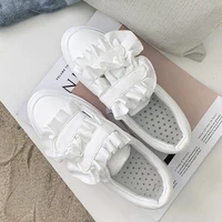 running shoes womens vulcanize shoes 2021 casual classic solid color pu sports shoes women outdoor light white shoes sneakers