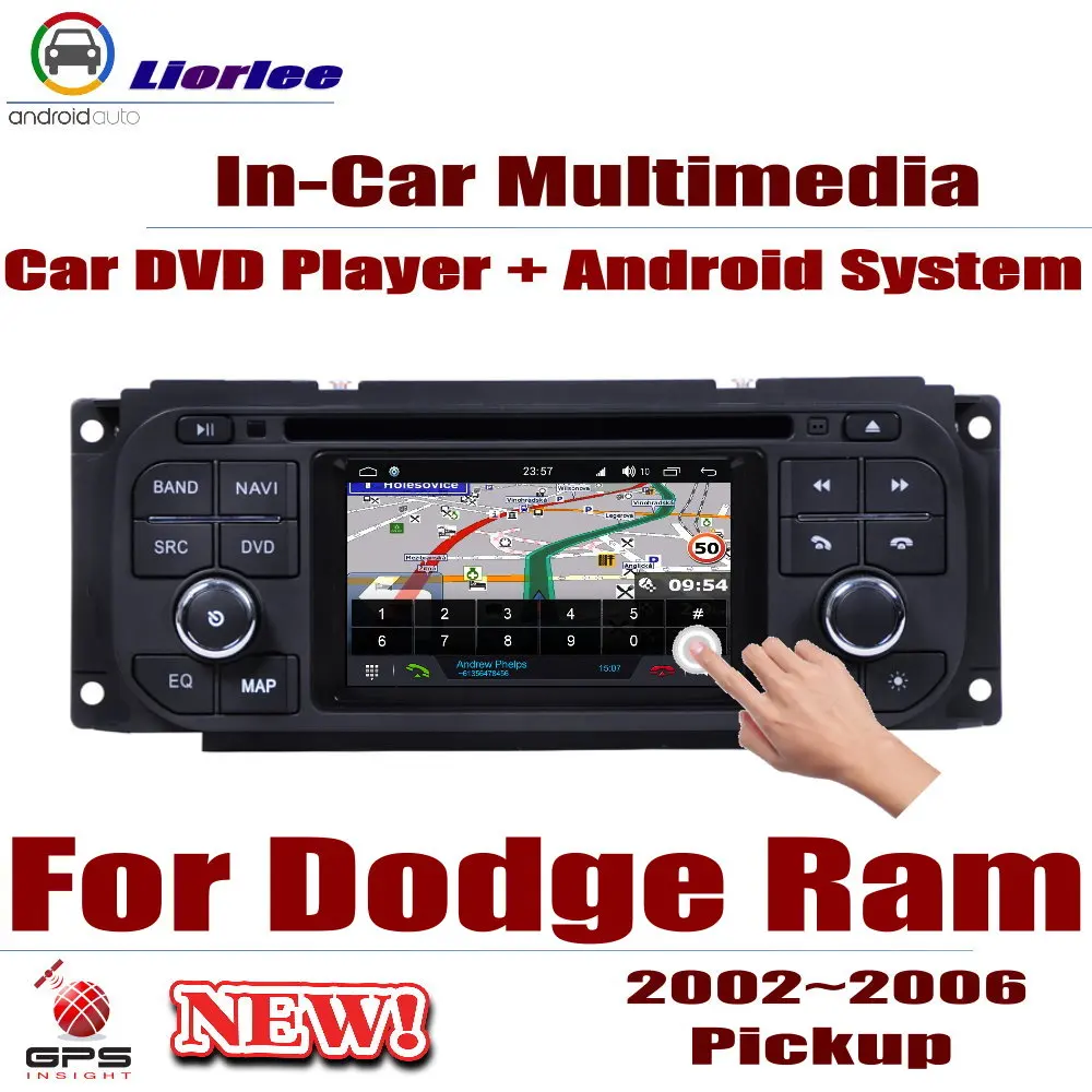 Для Dodge Ram Pickup 2002 2006 автомобильный Android плеер DVD GPS навигационная система HD экран