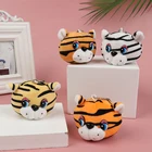 Новинка 2022, плюшевая игрушечная подвеска в виде головы тигра, подарок, брелок, плюшевая игрушка, кукла