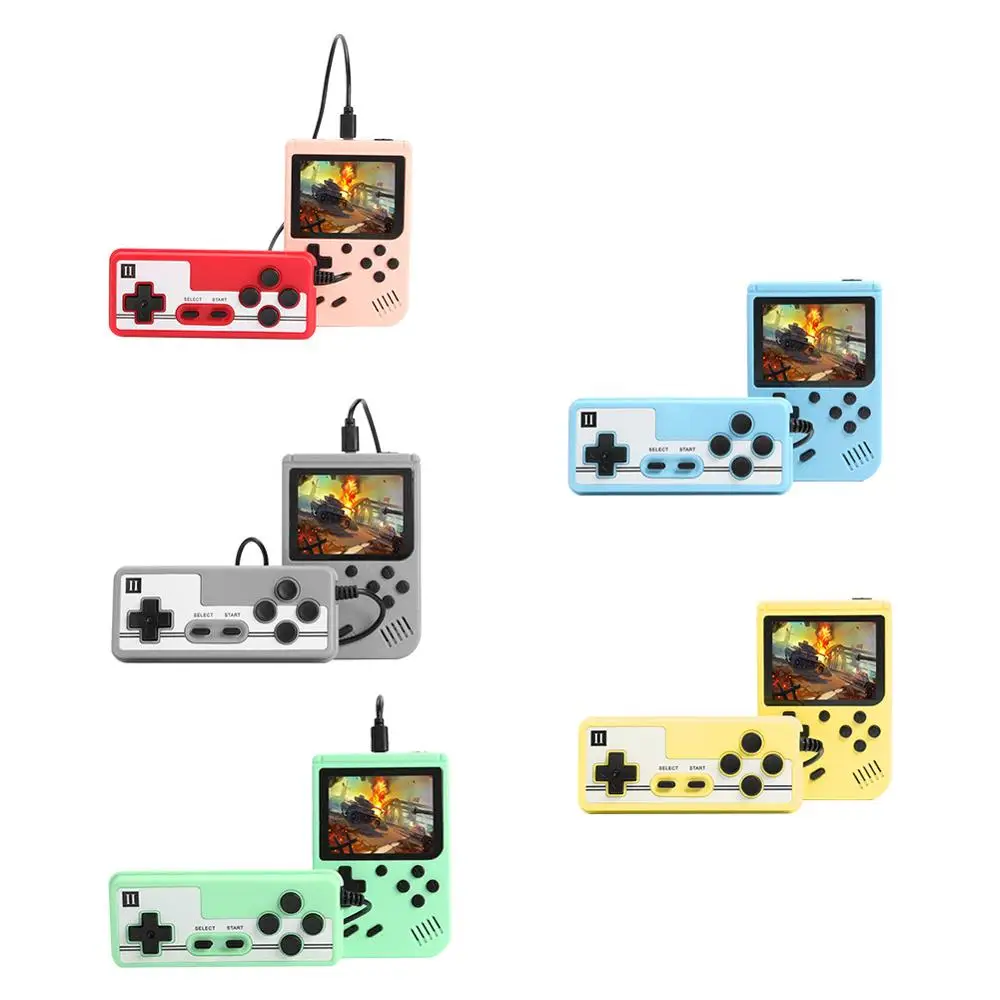 

Новинка! Встроенные 500 игр, мини игровая консоль Gameboy в ретро стиле, 3-дюймовый экран, Мини ТВ, ручной ретро для игровой консоли FC500