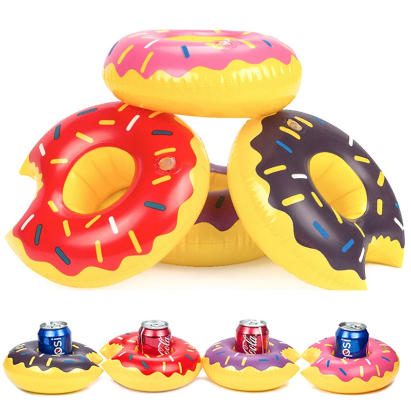 FLYDREAM 9 шт. летняя игрушка надувные держатели стаканчиков для напитков/пончик